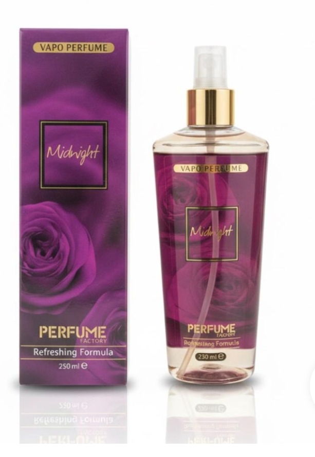 بادی اسپلش پرفیوم فکتوری زنانه Midnight میدنایت رز ۲۵۰  میلی