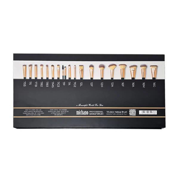 ست براش ۱۸ تیکه میچانو MICHANO 18pcs BRUSH SET